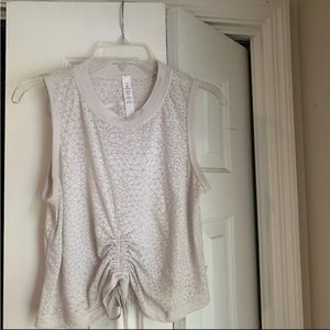 Lululemon High neck cropped tank